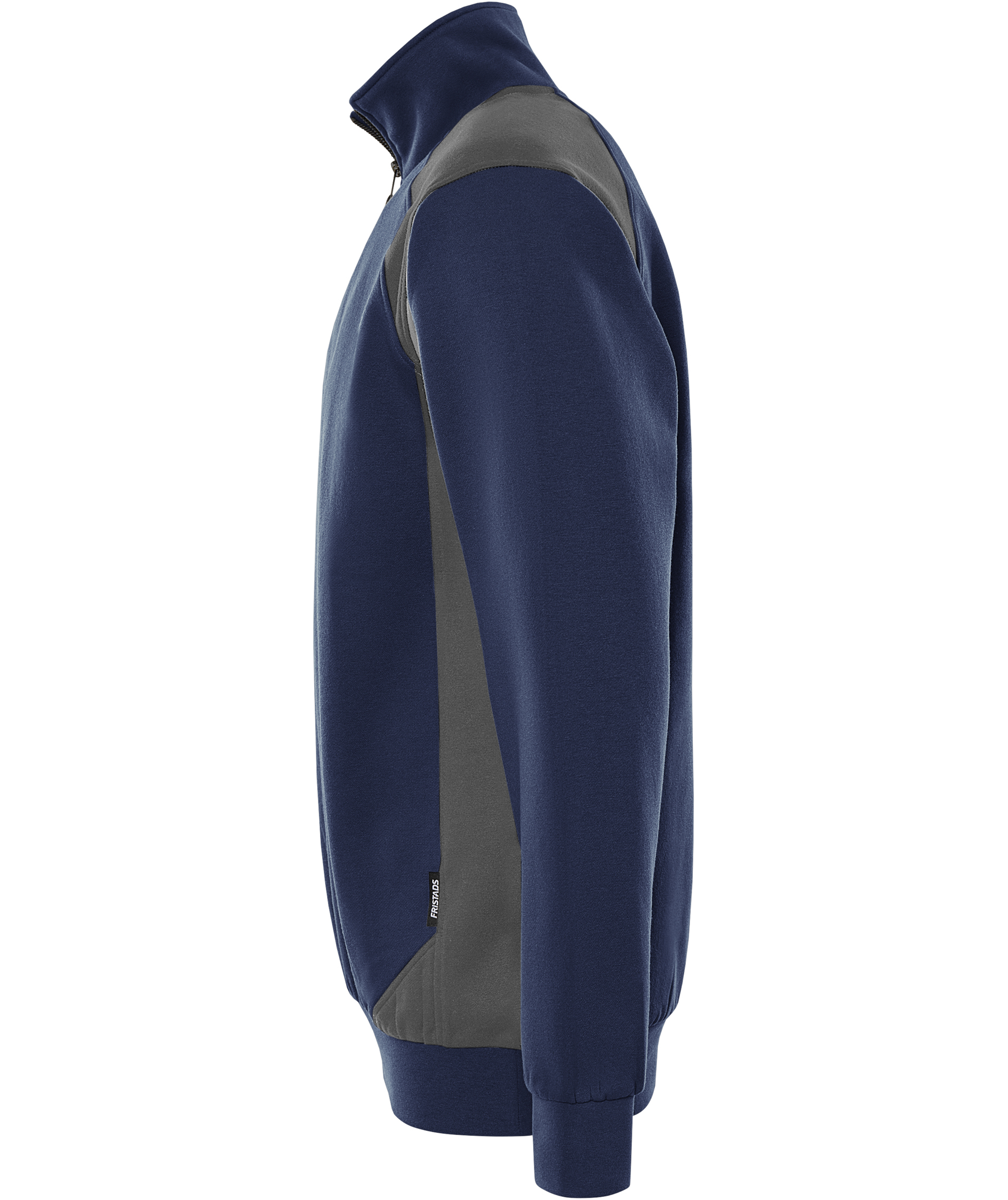 Fristads half zip sweatshirt 7048 GSM, Marine Blue/Grey, large image number 3
