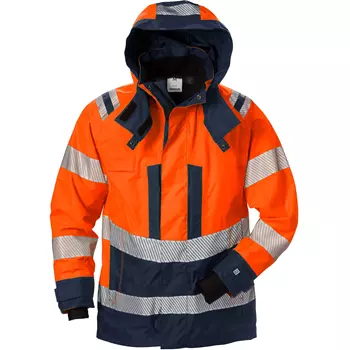 Fristads Airtech women's shell jacket 4518, Hi-vis Orange/Marine