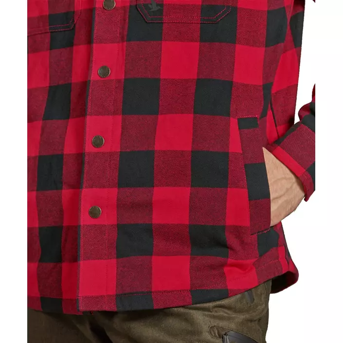 Seeland Canada lined lumberjack shirt, Red Check, large image number 5