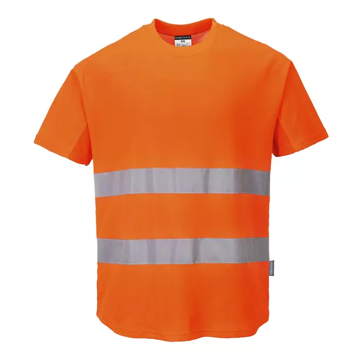 Portwest T-shirt, Hi-vis Orange, large image number 0