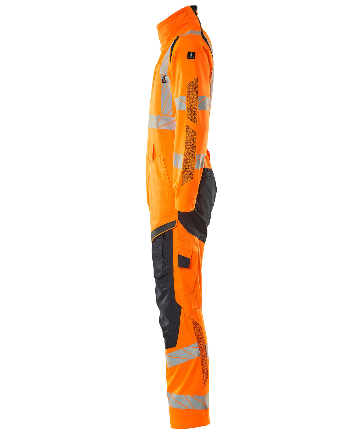 Mascot Accelerate Safe coverall, Hi-Vis Orange/Dark Marine, large image number 2