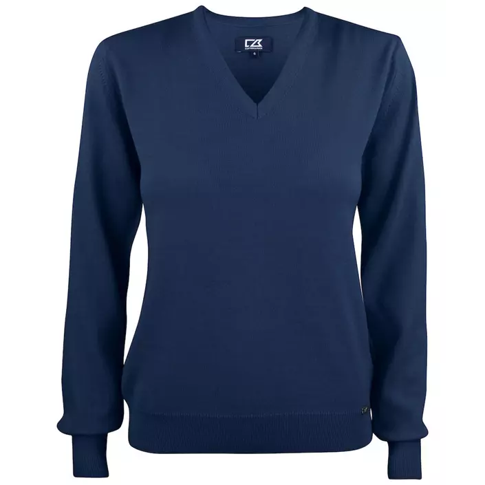 Cutter & Buck Everett women's sweatshirt with merino wool, Dark navy, large image number 0
