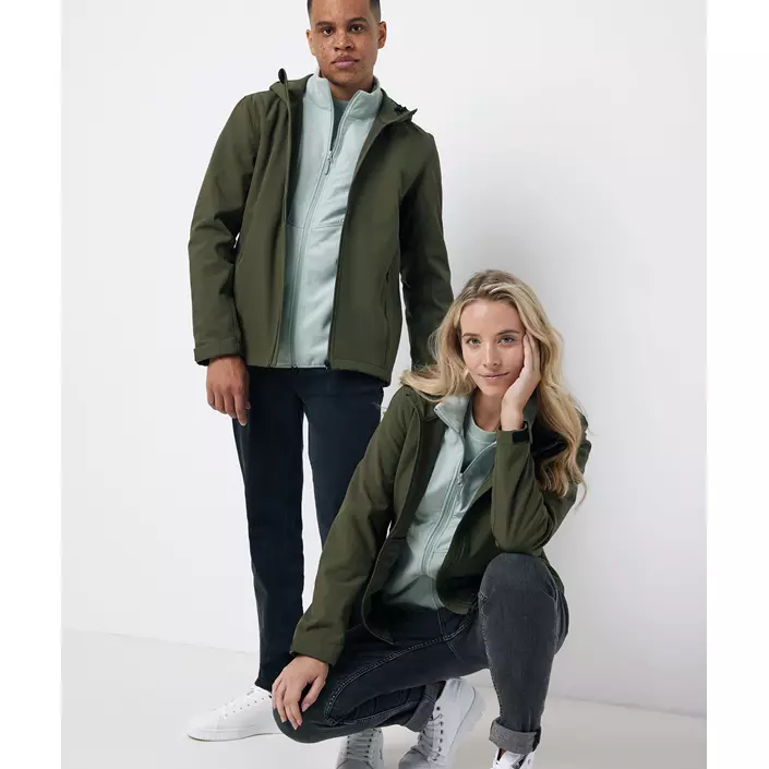 Iqoniq Makalu softshelljacka dam, Khaki, large image number 7