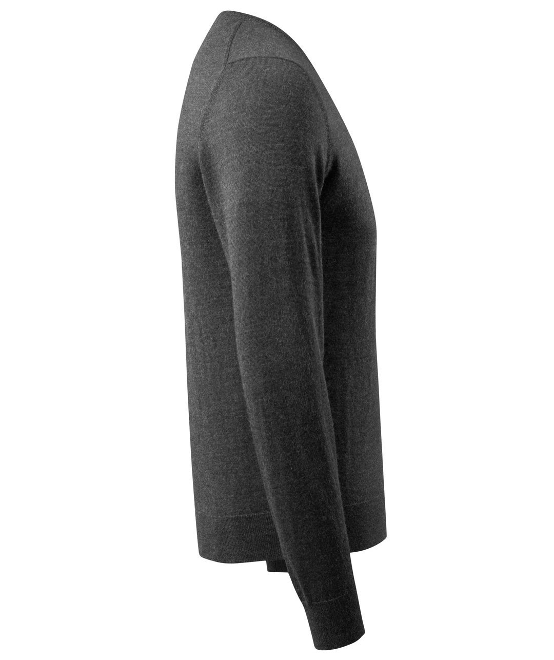 Mascot Frontline knitted sweater with merino wool, Dark Antracit Melange, large image number 3