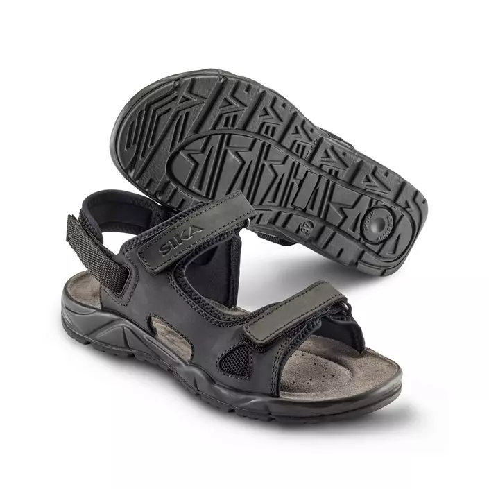 Sika Motion work sandals OB, Black, large image number 0