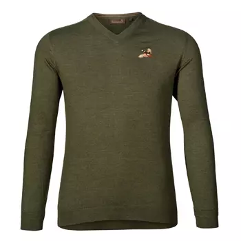 Seeland Woodcock knitted pullover with merino wool, Classic green