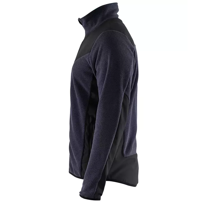 Blåkläder knitted jacket with softshell, Marine Blue/Black, large image number 3