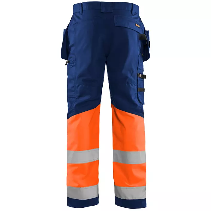 Blåkläder håndverksbukse, Marine/Hi-Vis Oransje, large image number 1