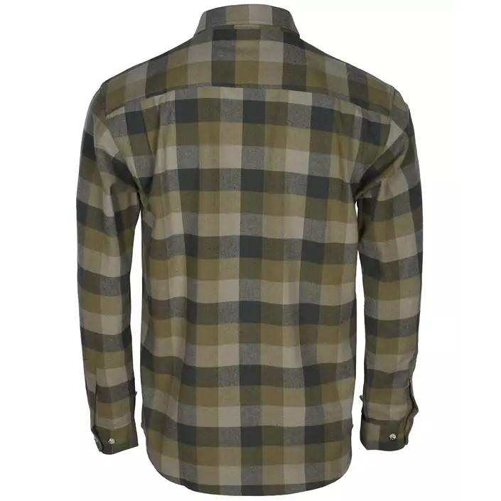 Pinewood Lumbo flannel skovmandsskjorte, Olive/Suede Brown, large image number 2