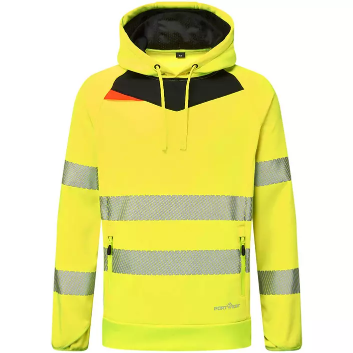 Portwest DX4 Hoodie, Hi-vis Gelb/Schwarz, large image number 0