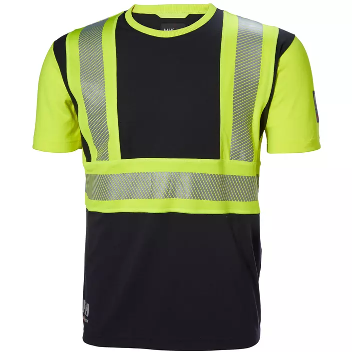 Helly Hansen ICU T-shirt, Hi-vis yellow/charcoal, large image number 0