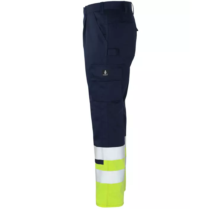 Mascot Safe Compete Patos work trousers, Marine/Hi-Vis yellow, large image number 1