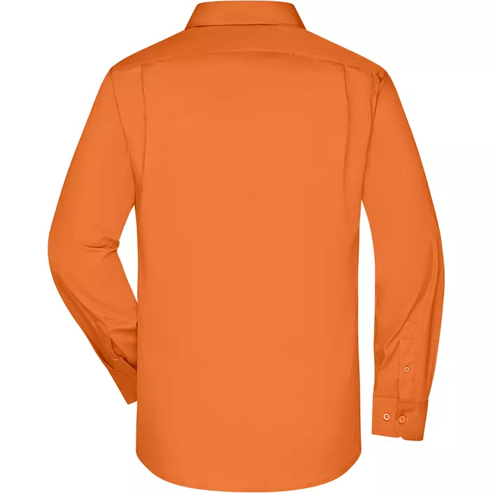 James & Nicholson modern fit  skjorta, Orange, large image number 1