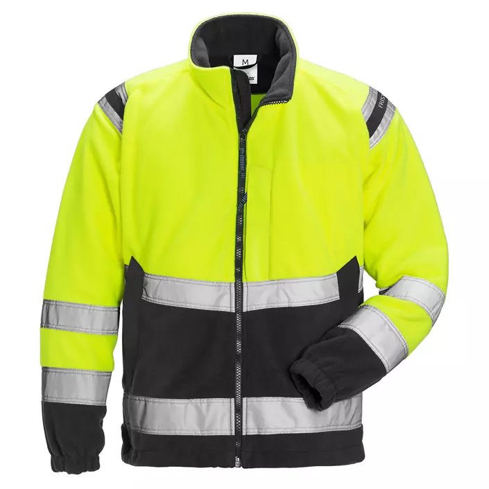 Fristads fleece jacket 4041, Hi-vis Yellow/Black, large image number 0