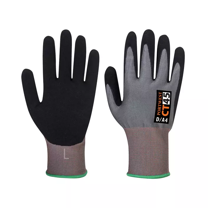 Portwest CT45 cut protection gloves Cut D, Grey/Black, large image number 2