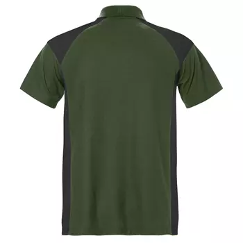 Fristads polo shirt, Army Green/Black