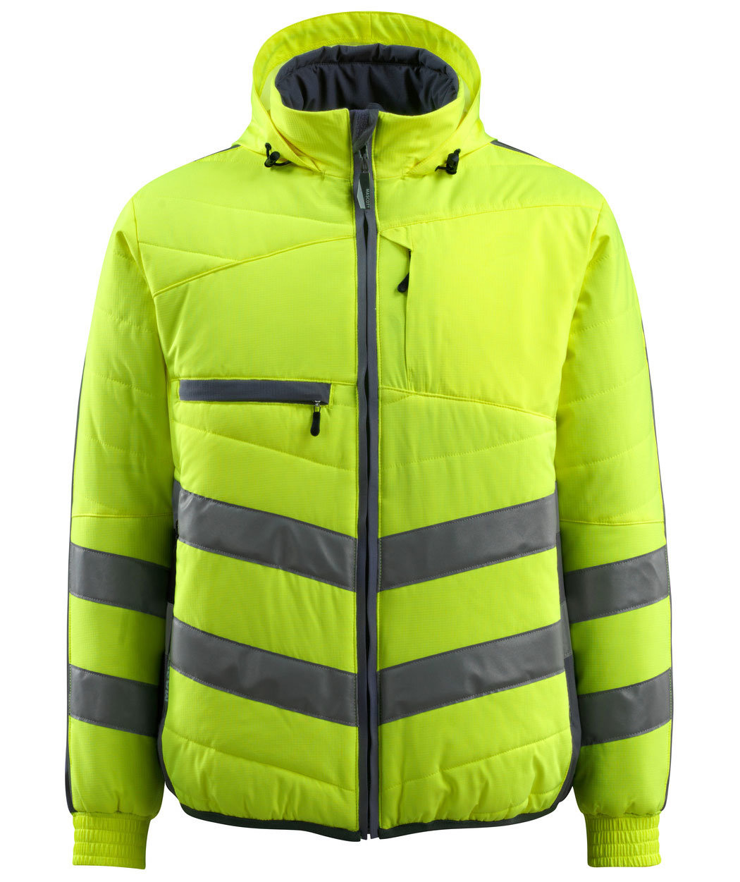 Mascot Safe Supreme Dartford vadderad jacka, Varsel Gul/M&ouml;rk Marinbl&aring;, large image number 0