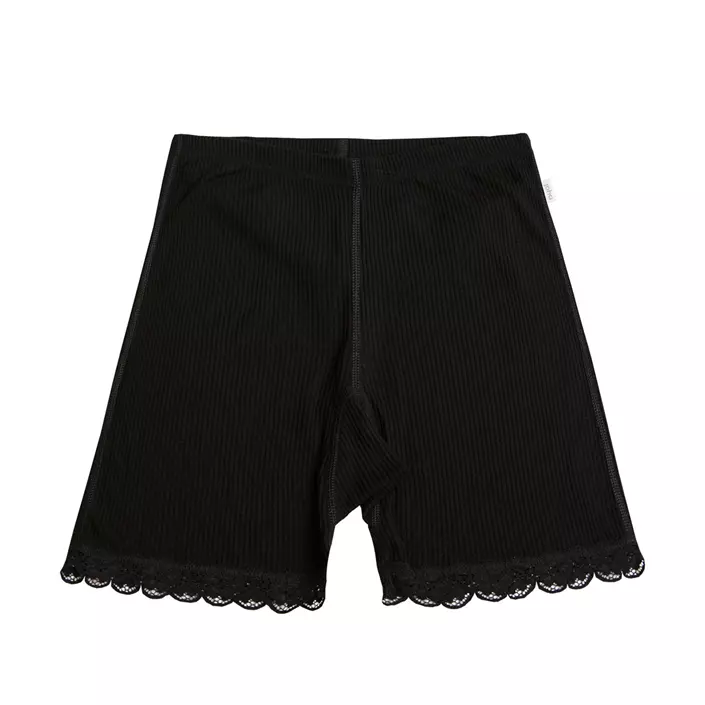 Joha Kate dame shorts, uld/silke, Sort, large image number 0