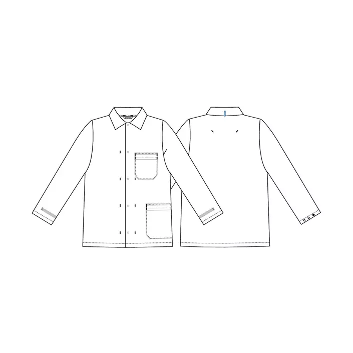 Kentaur jacket / coat, HACCP-approved, unisex, Royal Blue, large image number 1