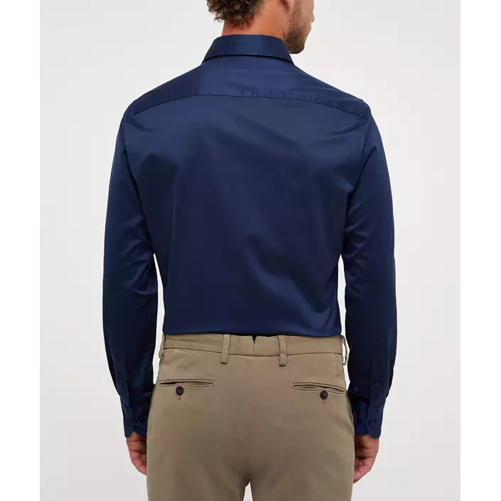 Eterna Soft Tailoring slim fit skjorte, Navy, large image number 2