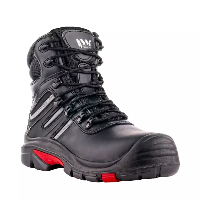 VM Footwear Houston sikkerhedsstøvler S3, Sort/Rød, large image number 0