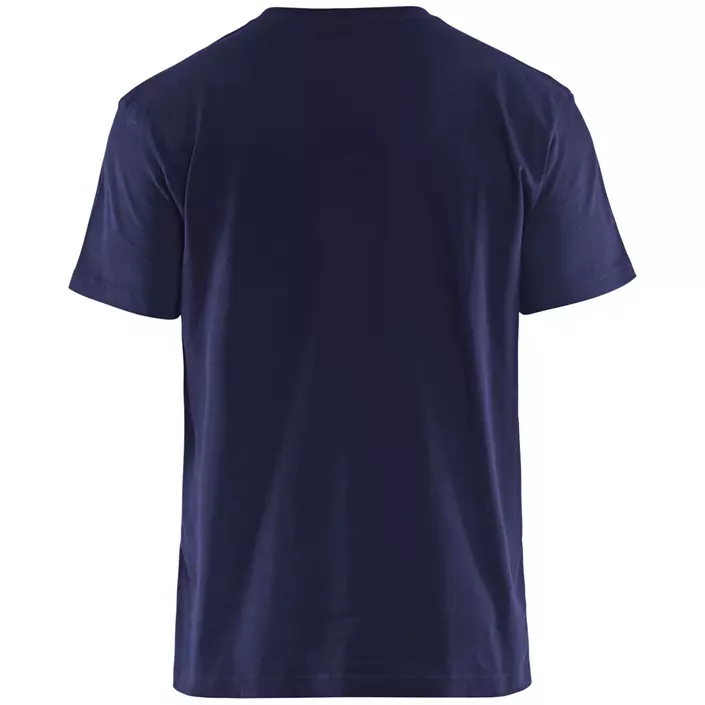 Blåkläder Unite T-shirt, Marine/Hi-Vis gul, large image number 2