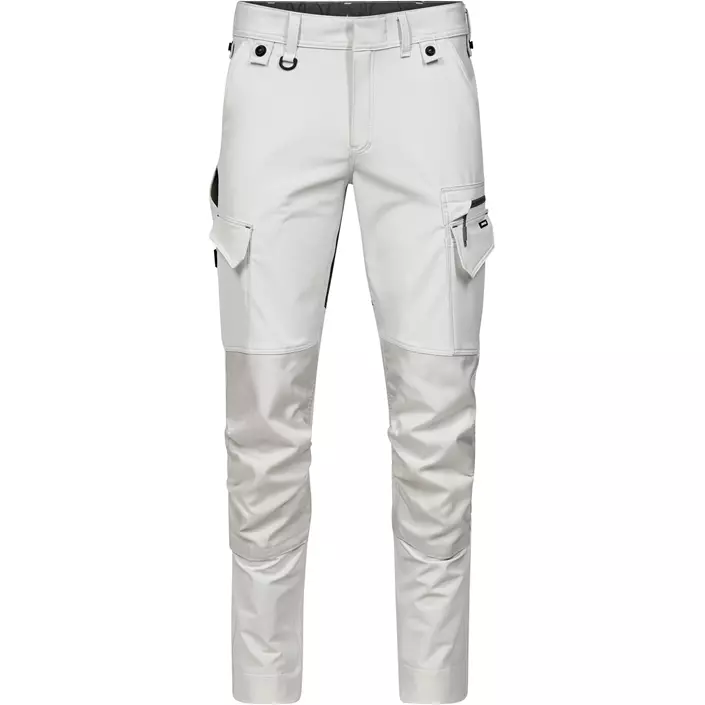 Engel Entire arbetsbyxa full stretch, Bone White/Anthracite Grey, large image number 0