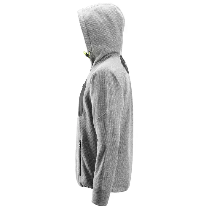 Snickers FlexiWork fleece hoodie 8041, Grey/Black, large image number 2
