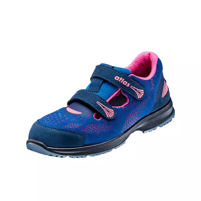 Atlas GX 160 dame vernesandaler S1, Navy/Pink, large image number 0