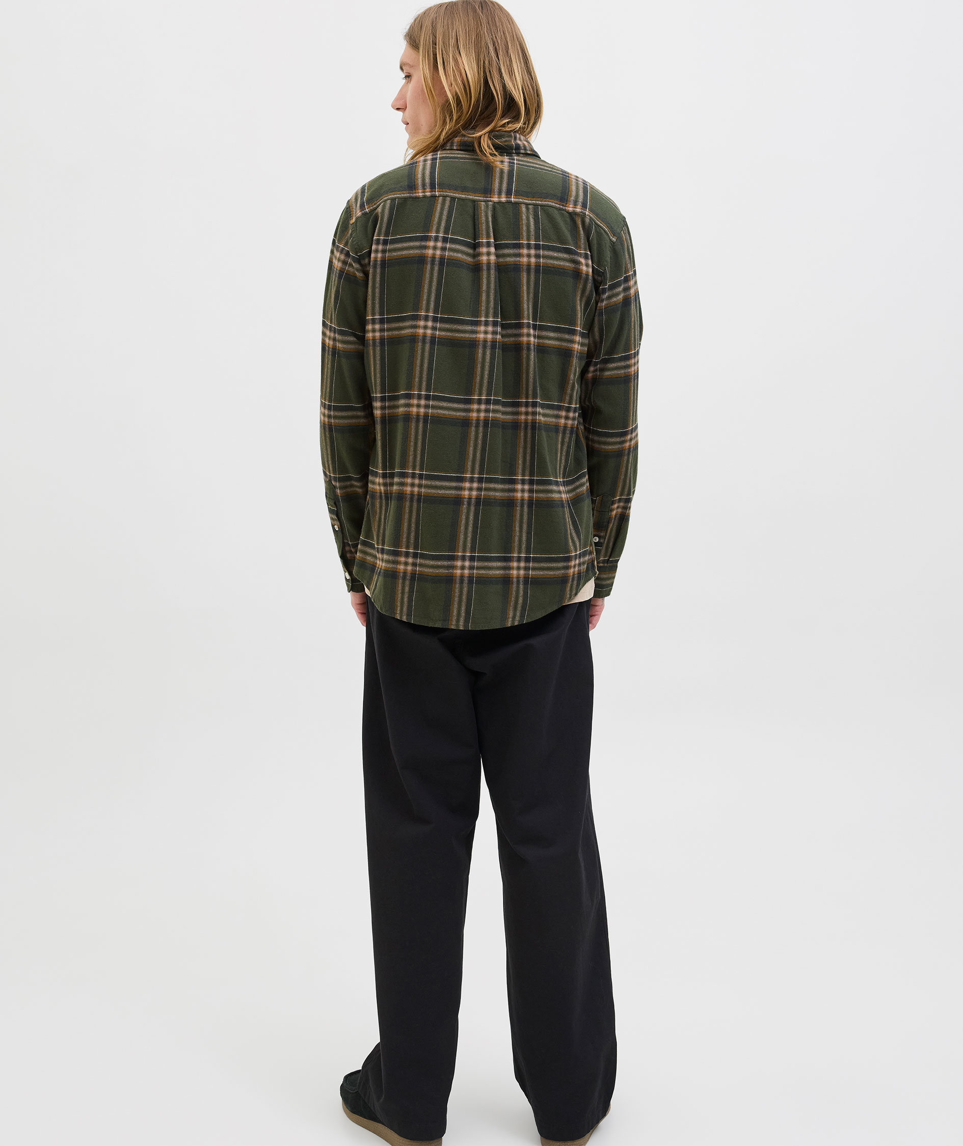 Jack & Jones JJECLASSIC flannel shirt, Rosin, large image number 2