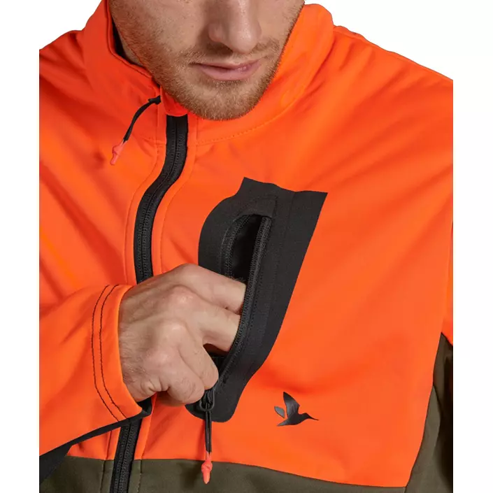 Seeland Force Advanced softshell jacket, Hi-vis Orange, large image number 3
