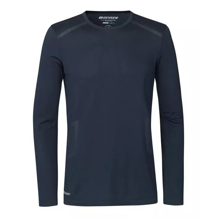 GEYSER seamless long-sleeved T-shirt, Navy, large image number 0