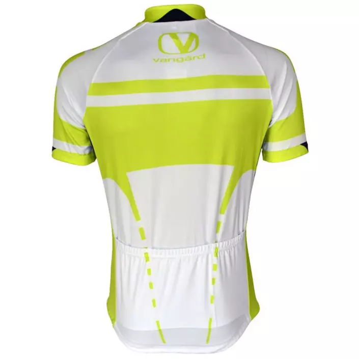 Vangàrd Men Bike short-sleeved Jersey, Hvid/Grøn, large image number 1