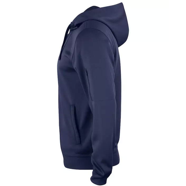 Clique Basis Active hoodie with full zipper, Dark Marine Blue, large image number 3