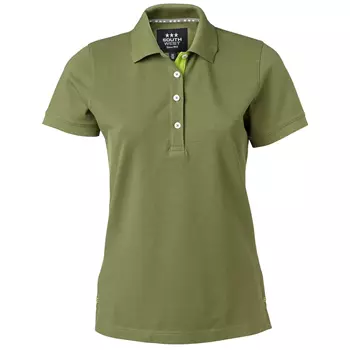 South West Marion dame polo T-shirt, Lys Olivengrøn