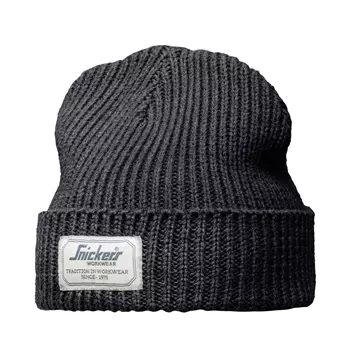 Snickers AllroundWork knitted beanie, Antracit Melange