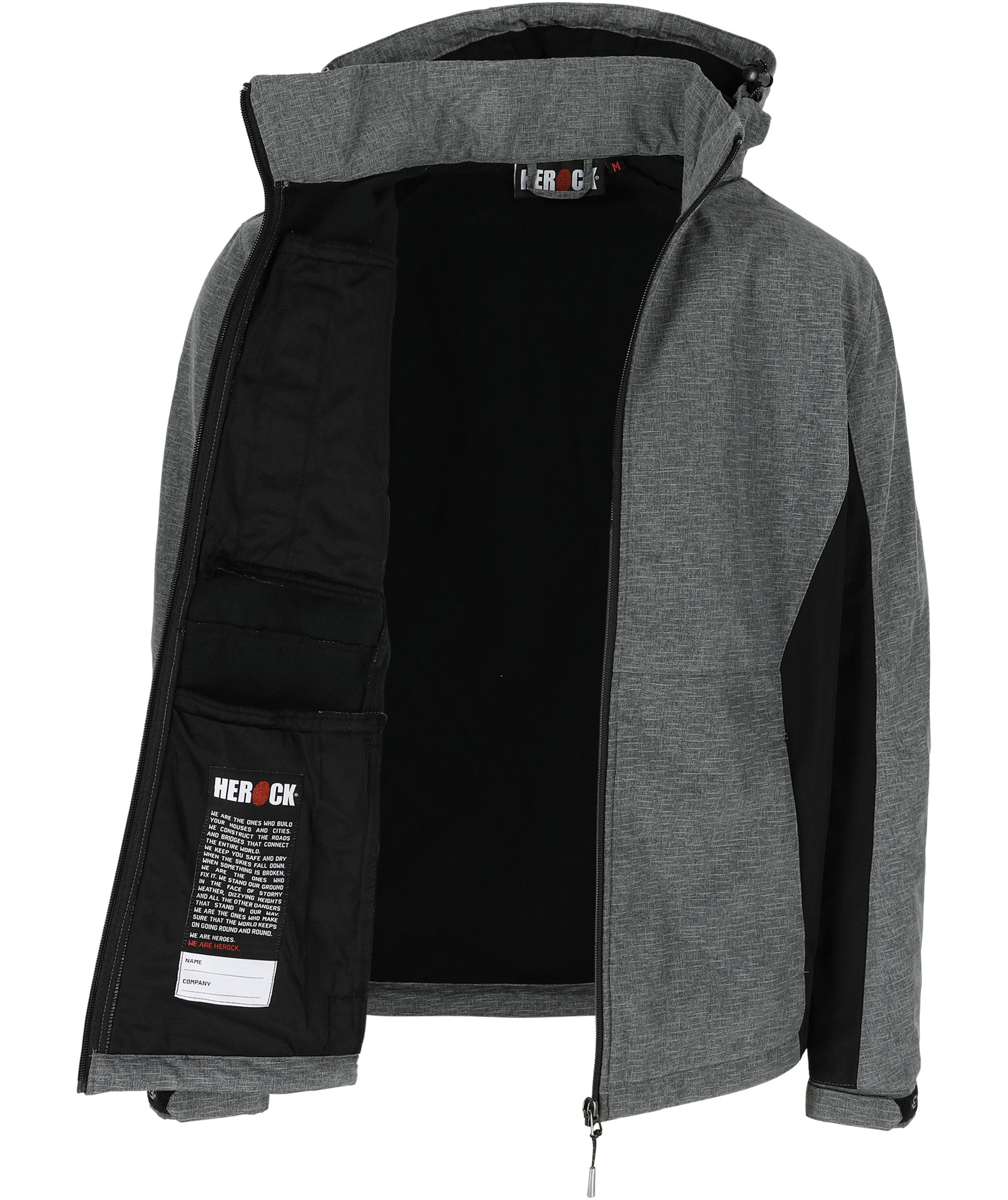 HEROCK Flexor softshell jacket, Reflective Grey, large image number 5