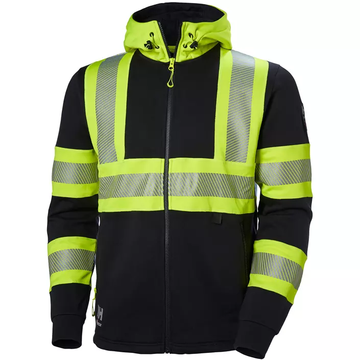 Helly Hansen ICU hooded sweater, Hi-vis yellow/charcoal, large image number 0