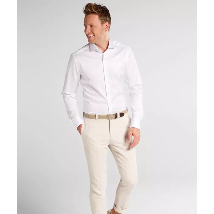 Eterna Gentle Slim fit skjorte, White , large image number 1
