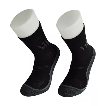 VM Footwear Coolmax Functional Strümpfe, Schwarz/Grau