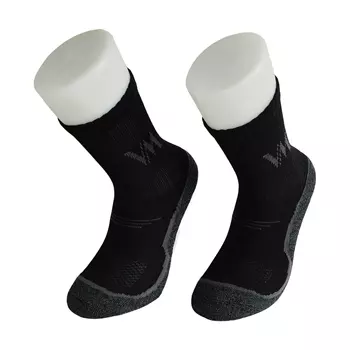 VM Footwear Coolmax Functional strumpor, Svart/Grå