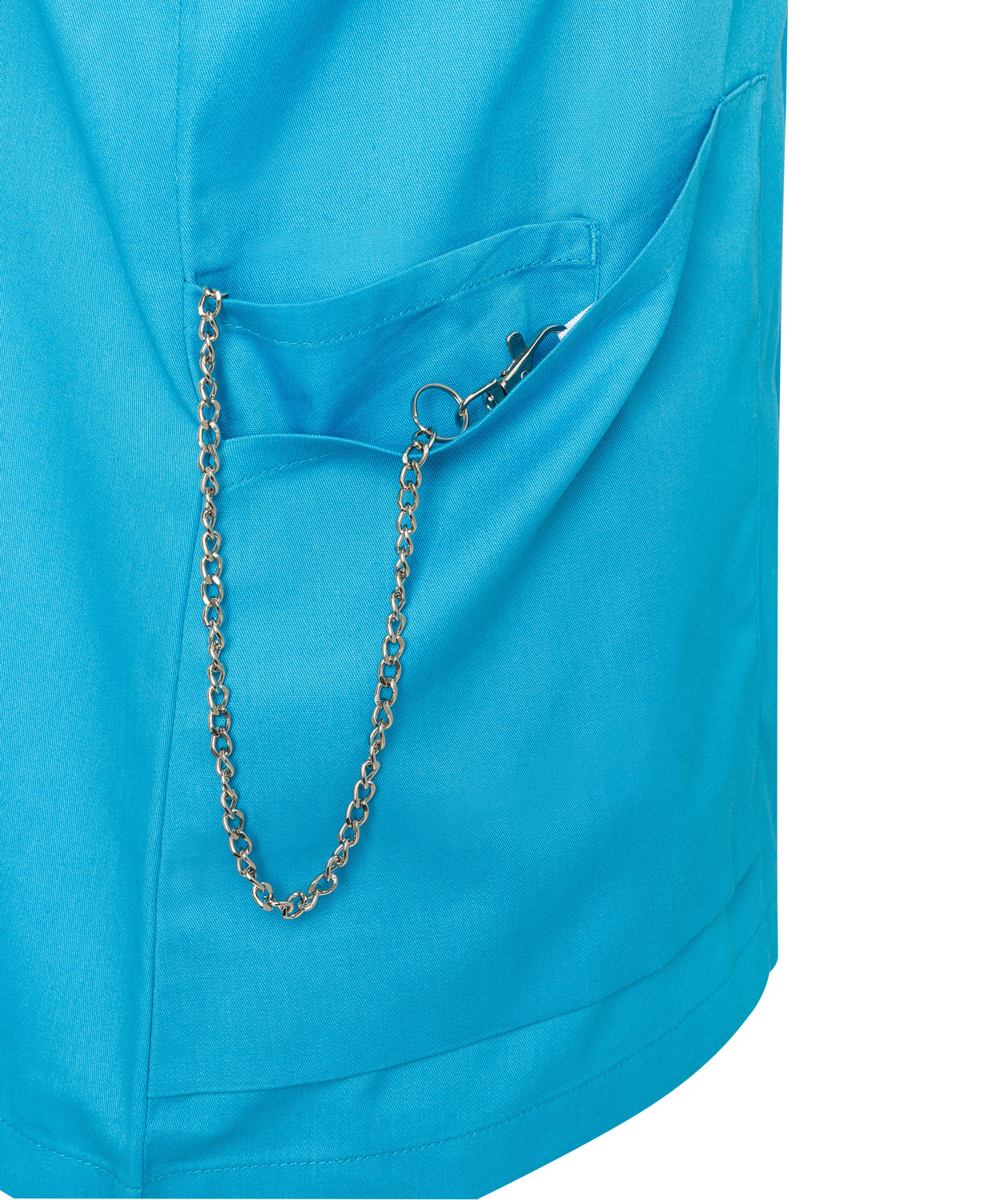 Karlowsky Essential kort&aelig;rmet dame tunika, Ocean bl&aring;, large image number 3