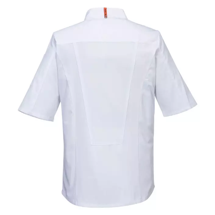 Portwest stretch Mesh Air short-sleeved chef jacket, White, large image number 1