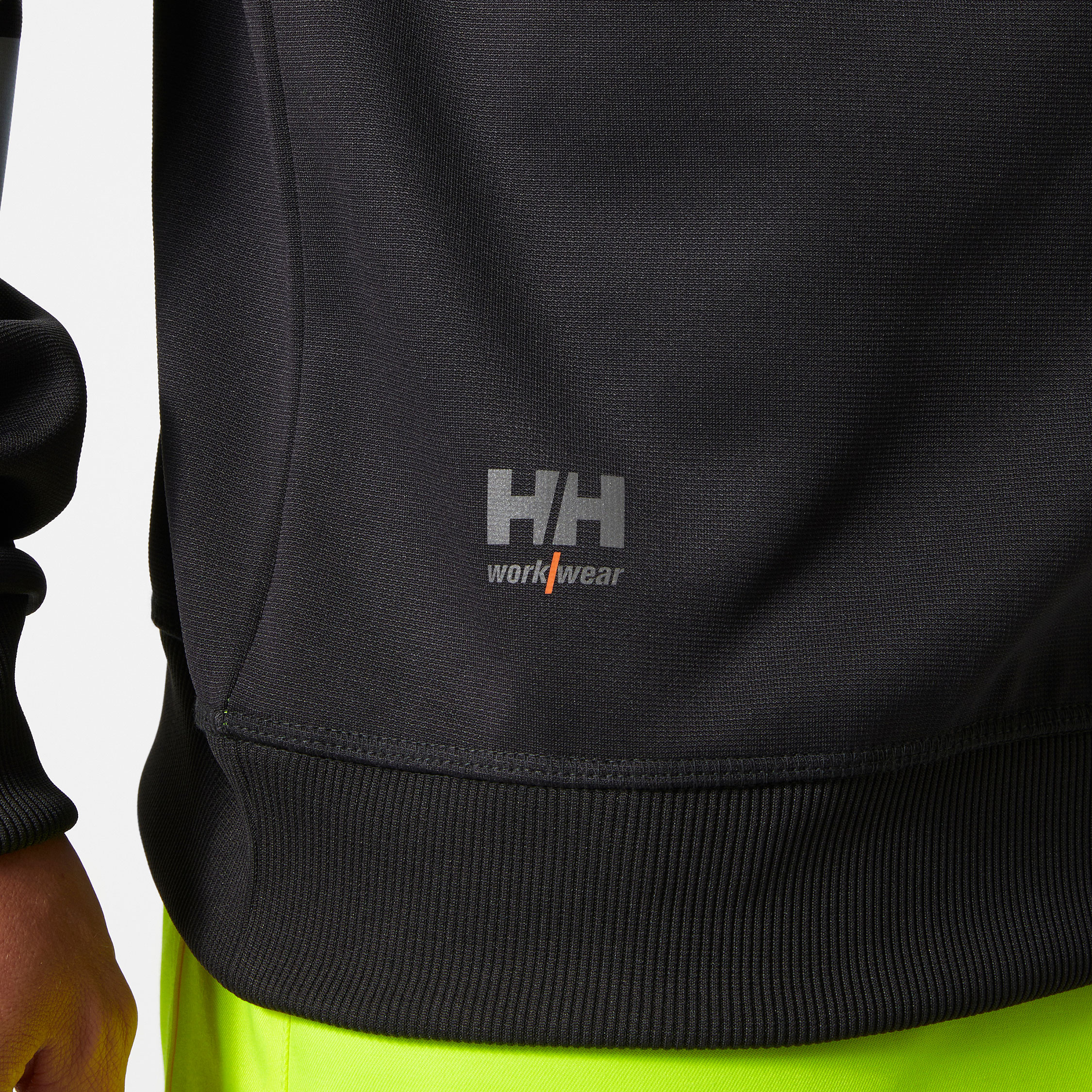 Helly Hansen Addvis sweatshirt, Hi-vis yellow/Ebony, large image number 5