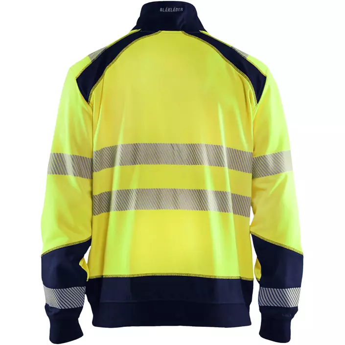 Blåkläder half zip sweatshirt, Varsel Gul/Svart, large image number 1