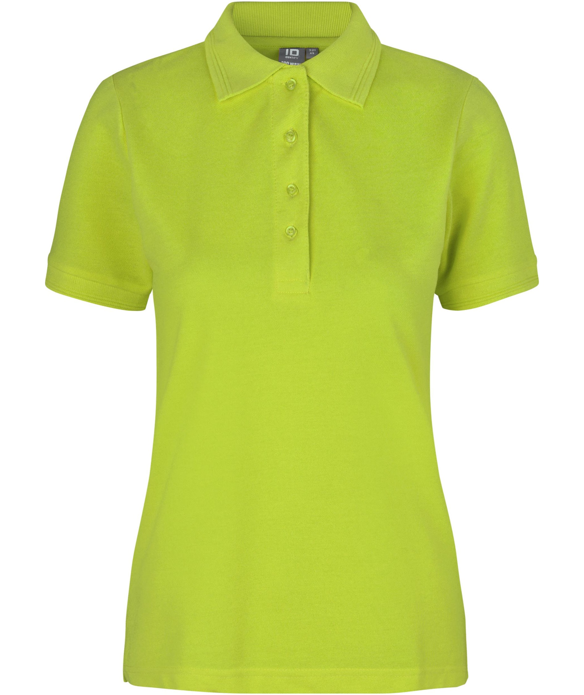 ID PRO Wear women's Polo shirt, Lime Green