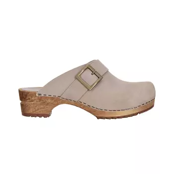 Sanita Urban women's clogs without heel cover, Grey
