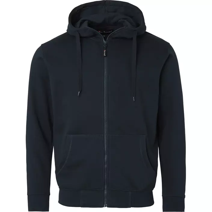 Top Swede hoodie with zipper 185, Navy, large image number 0