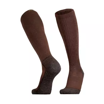 UphillSport Aarea socks with merino wool, Brown