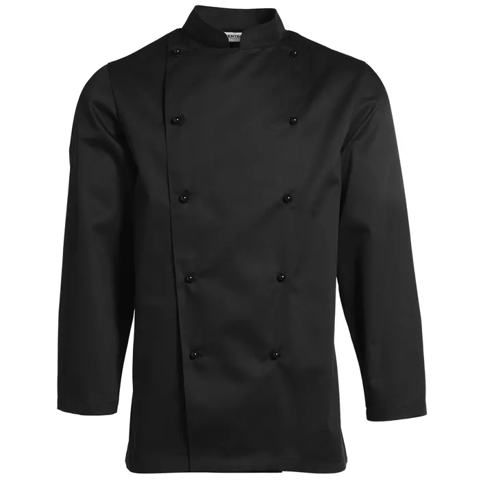 Kentaur chefs jacket without buttons, Black, large image number 0